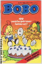 Bobo 1981 nr 10 omslag serier