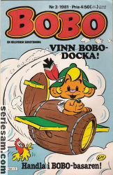 Bobo 1981 nr 3 omslag serier