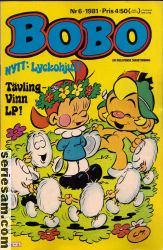 Bobo 1981 nr 6 omslag serier