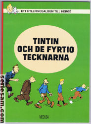 Tintin och de fyrtio tecknarna 1989 omslag serier