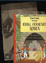 Tunn glasklar plastficka för seriealbum som Tintin