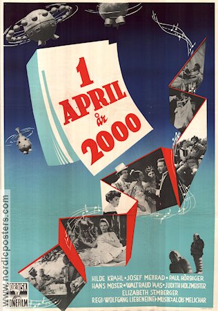 1. April 2000 1952 poster Hilde Krahl Wolfgang Liebeneiner