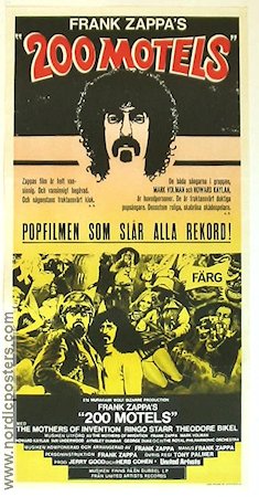 200 Motels 1971 poster Frank Zappa