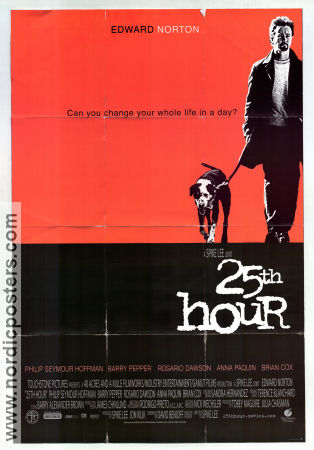 25th Hour 2002 poster Edward Norton Spike Lee
