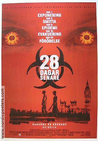 28 Days Later 2002 poster Cillian Murphy Danny Boyle