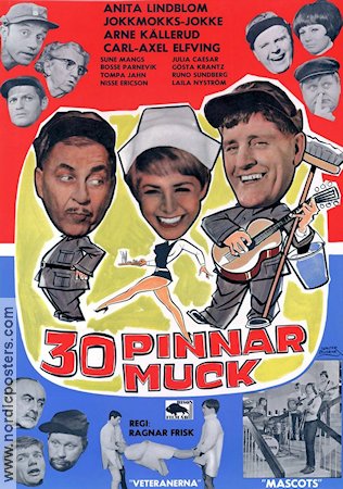 30 pinnar muck 1966 poster Anita Lindblom