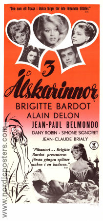 Amours celebres 1961 poster Jean-Paul Belmondo Michel Boisrond