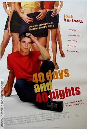 40 Days and 40 Nights 2001 poster Josh Hartnett Michael Lehmann