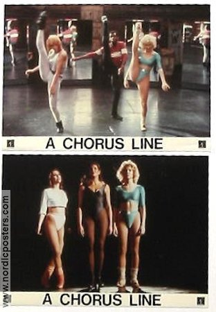 A Chorus Line 1985 lobby card set Michael Bennett Richard Attenborough