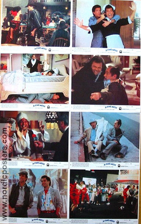 A Fine Mess 1986 lobby card set Ted Danson Blake Edwards