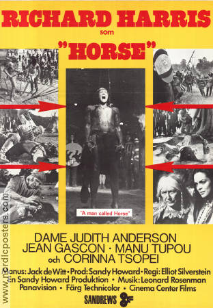 A Man Called Horse 1970 poster Richard Harris Elliot Silverstein