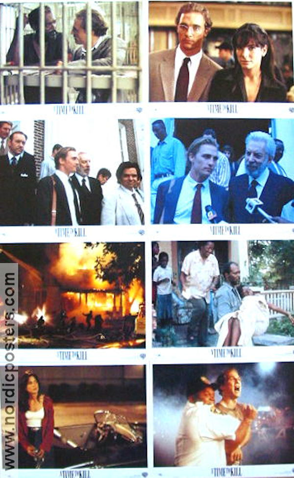 A Time to Kill 1996 lobby card set Sandra Bullock Joel Schumacher