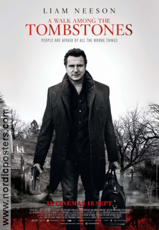 A Walk Among the Tombstones 2014 poster Liam Neeson Scott Frank
