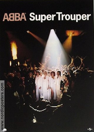 ABBA Super Trouper CD poster 1992 poster ABBA