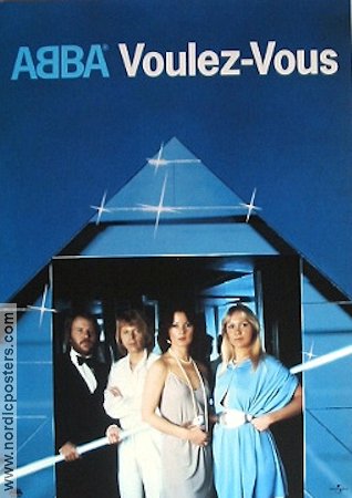 ABBA Voulez-Vous CD poster 1992 poster ABBA