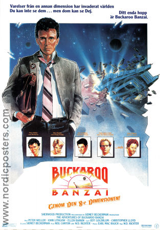 The Adventures of Buckaroo Banzai 1984 poster Peter Weller WD Richter