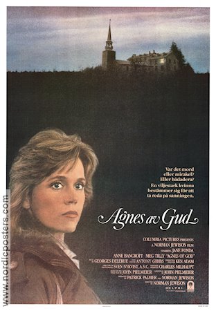 Agnes of God 1985 poster Jane Fonda Norman Jewison