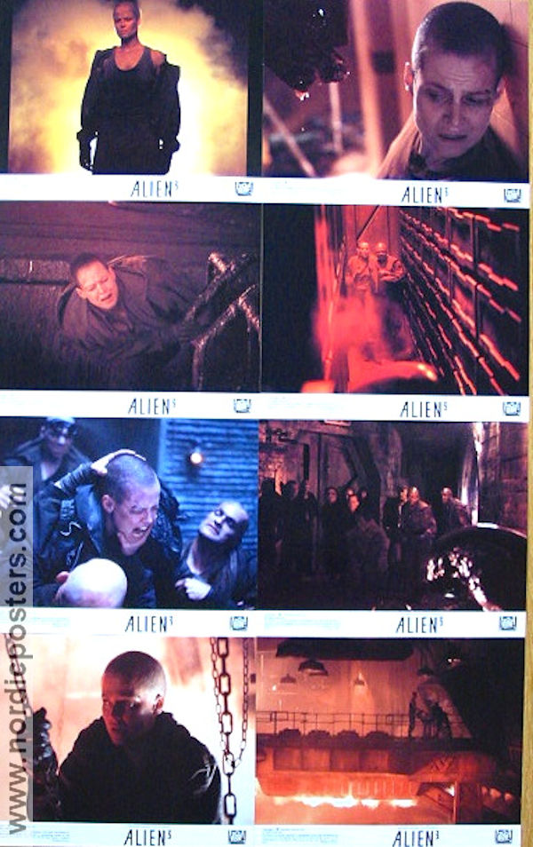 Alien 3 1992 lobby card set Sigourney Weaver David Fincher