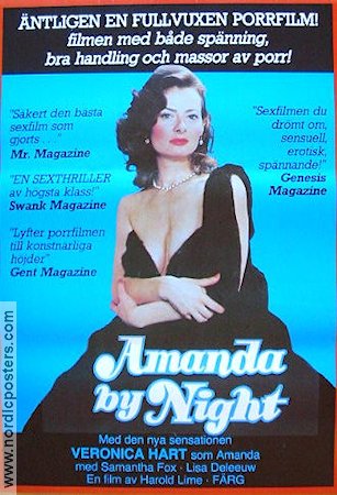 Amanda by Night 1981 poster Veronica Hart