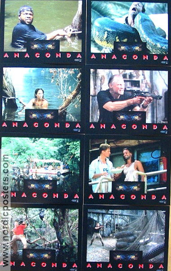 Anaconda 1997 lobby card set Jon Voigh Luis Llosa