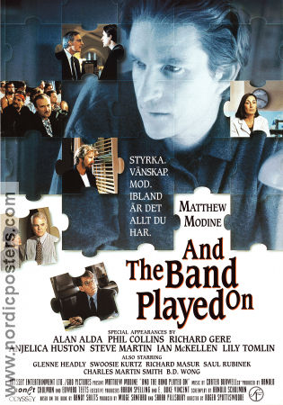 And the Band Played On 1993 poster Alan Alda
