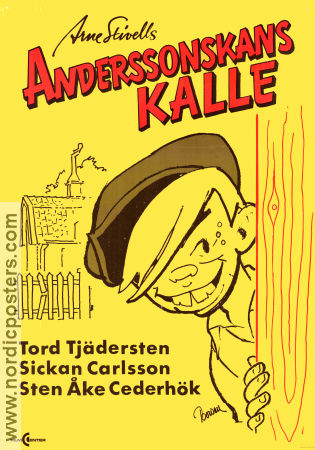 Anderssonskans Kalle 1972 poster Sickan Carlsson Arne Stivell