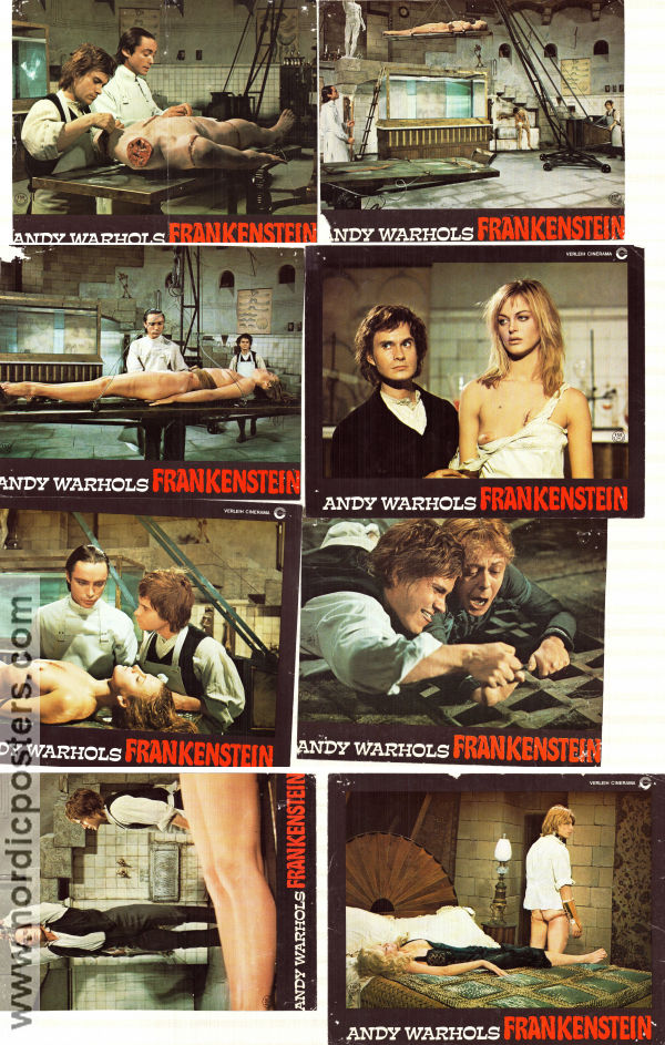 Andy Warhol´s Frankenstein 1974 lobbykort Joe Dallesandro Udo Kier Dalila Di Lazzaro Paul Morrissey Hitta mer: Andy Warhol