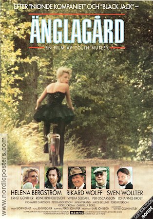 Änglagård 1992 movie poster Sven Wollter Helena Bergström Rikard Wolff Viveka Seldahl Ernst Günther Colin Nutley Bikes