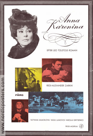 Anna Karenina 1970 poster Tatyana Samoilova