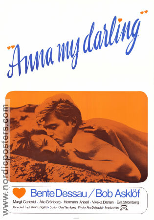 Anna my darling 1967 poster Bente Dessau Håkan Ersgård