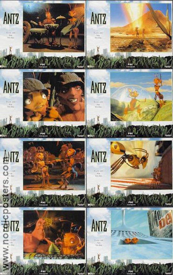 Antz 1998 lobby card set 