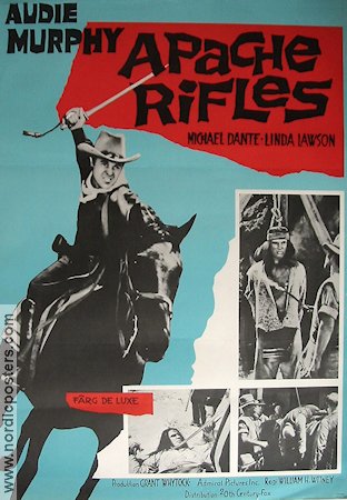Apache Rifles 1965 poster Audie Murphy