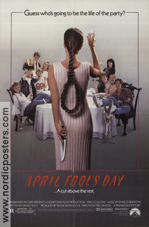 April Fool´s Day 1986 poster Deborah Foreman Fred Walton