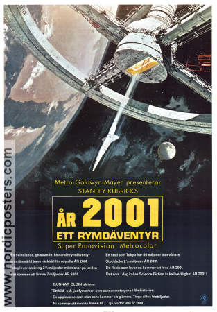 2001: A Space Odyssey 1968 poster Keir Dullea Stanley Kubrick