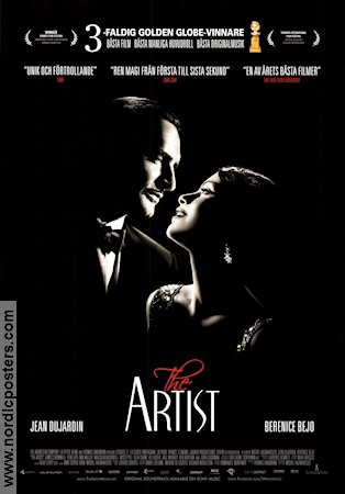 The Artist 2011 poster Jean Dujardin Michel Hazanavicius