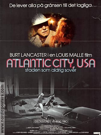 Atlantic City USA 1981 poster Burt Lancaster Louis Malle