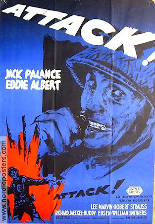 Attack 1956 poster Jack Palance
