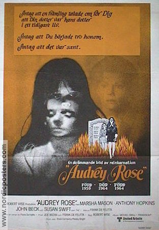 Audrey Rose 1977 poster Anthony Hopkins
