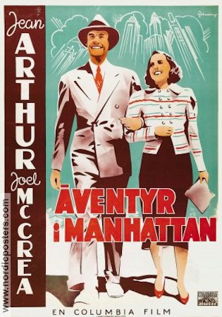 Adventure in Manhattan 1936 poster Jean Arthur