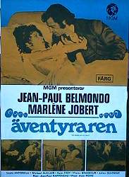Äventyraren 1972 movie poster Jean-Paul Belmondo