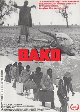 Bako l´autre rive 1979 poster Sidiki Bakaba Jacques Champreux