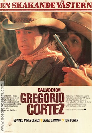 The Ballad of Gregorio Cortez 1982 movie poster Edward James Olmos James Gammon Tom Bower Robert M Young
