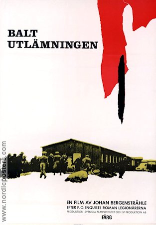 Baltutlämningen 1970 poster Johan Bergenstråhle Dokumentärer