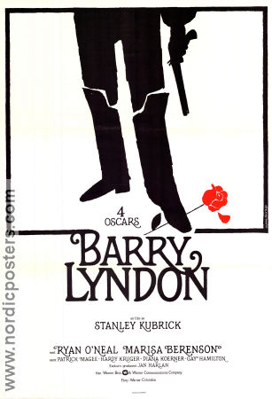 Barry Lyndon 1975 poster Ryan O´Neal Marisa Berenson Patrick Magee Stanley Kubrick Konstaffischer
