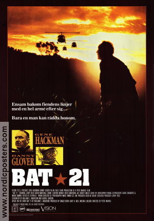 BAT 21 1988 poster Gene Hackman Danny Glover Peter Markle
