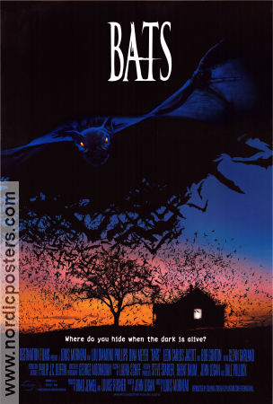 Bats 1999 movie poster Lou Diamond Phillips Dina Meyer Louis Morneau