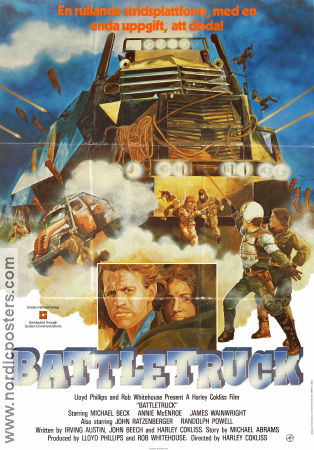 Battletruck 1982 poster Michael Beck Harley Cokeliss