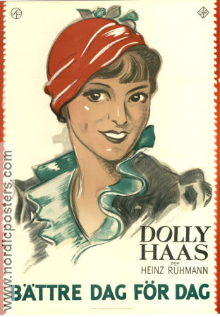 Bättre dag för dag 1932 poster Dolly Haas Heinz Rühmann Kurt Gerron
