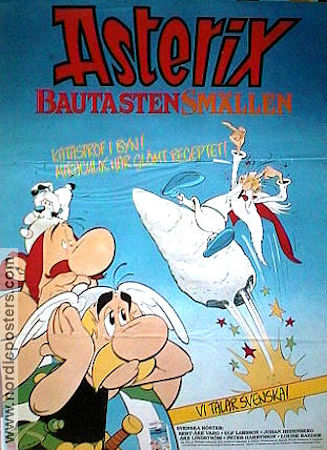 Asterix et le coup du menhir 1989 poster Roger Carel Philippe Grimond