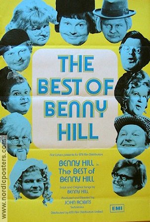The Best of Benny Hill 1974 poster Benny Hill Från TV Kändisar